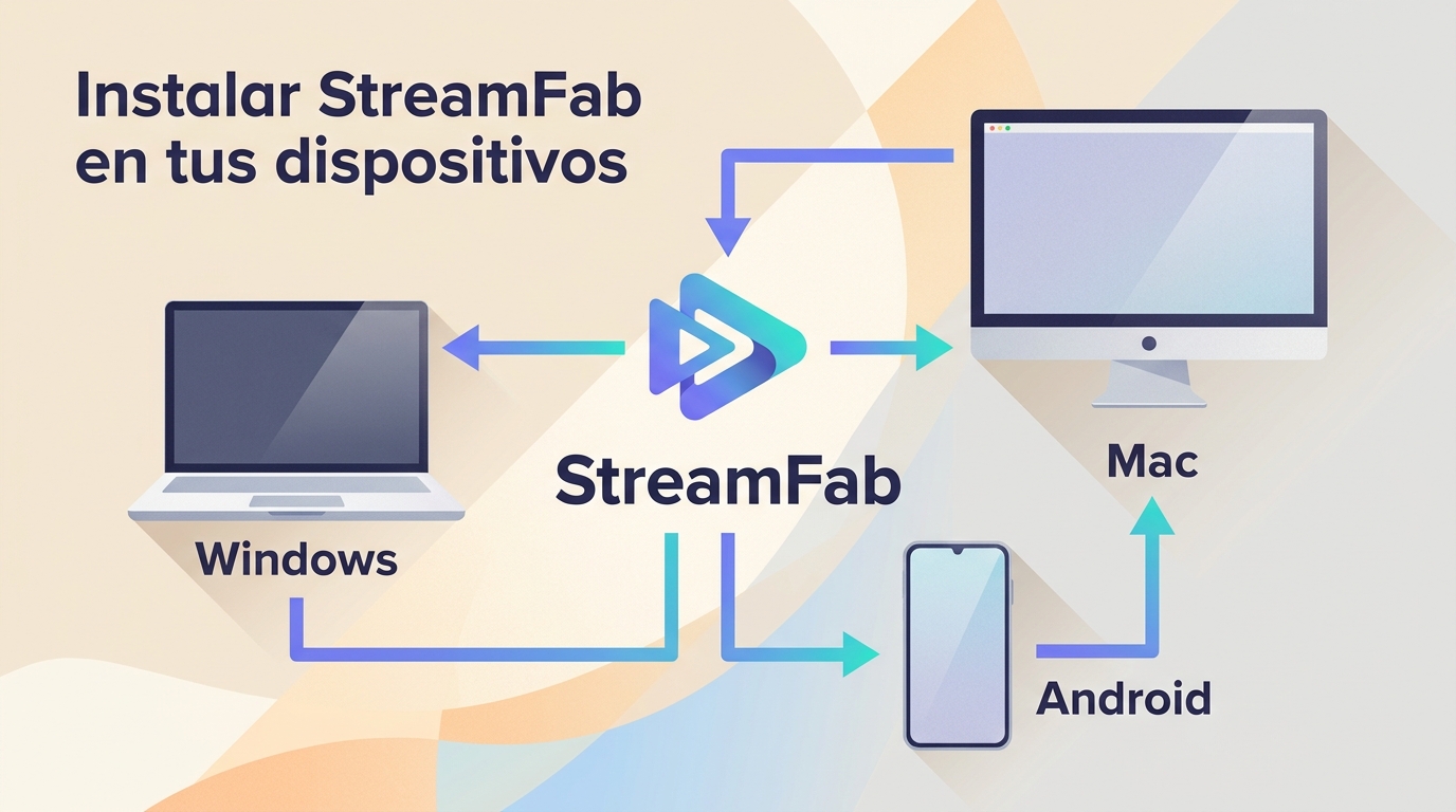 Cómo instalar StreamFab en Windows, Mac y Android (2026)
